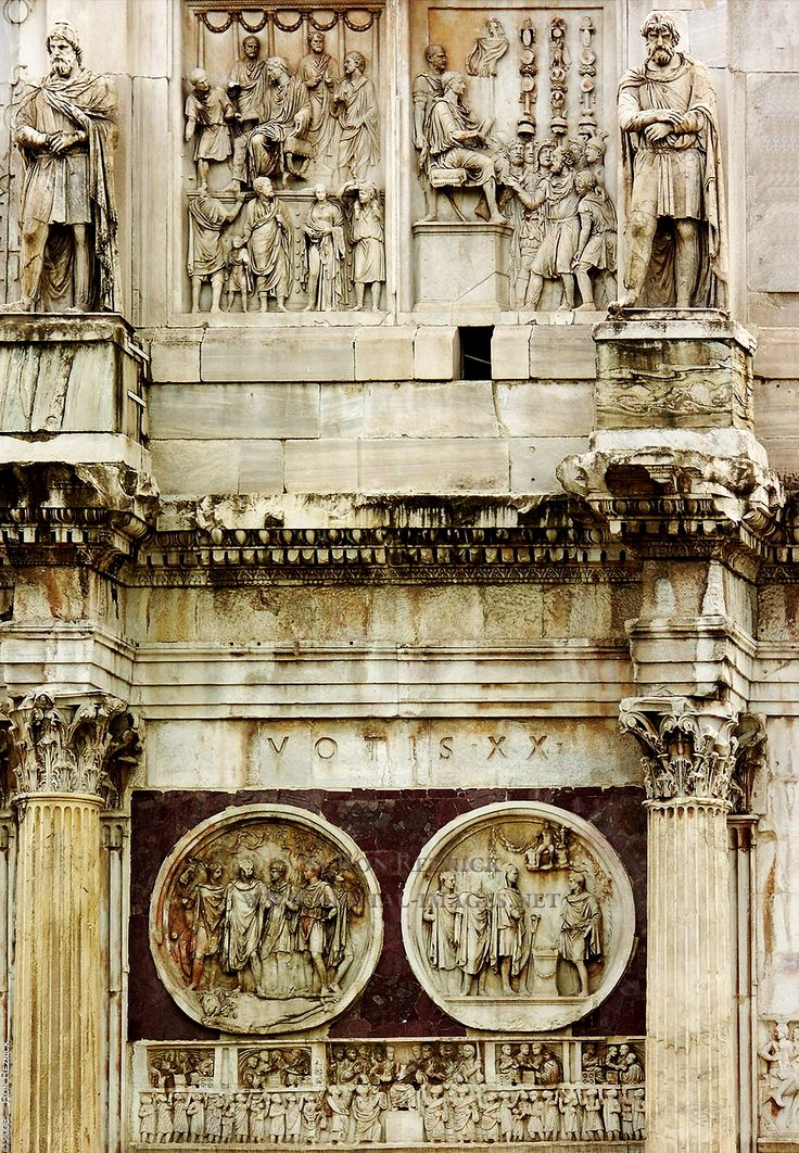 콘스탄티누스 대제-개선문-아치조각