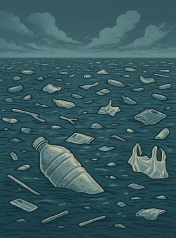 늘어나는 해양 쓰레기