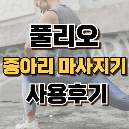 1.풀리오 종아리 마사지기