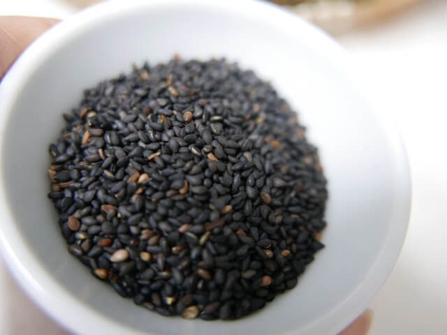 흑임자 알갱이모습