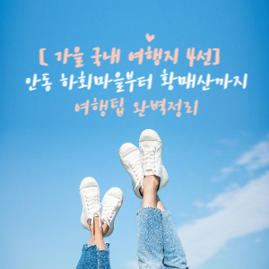가을 국내 여행지 4선