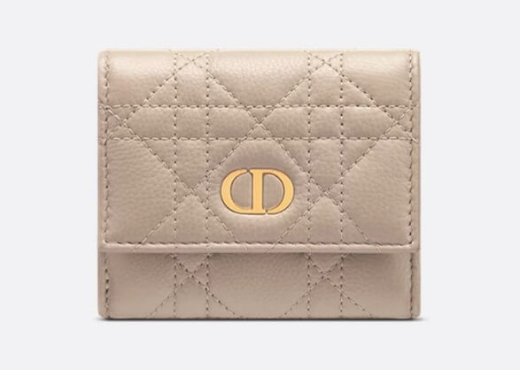 디올 카드지갑 베이지