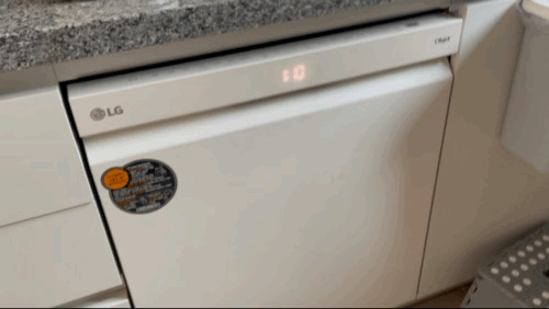 식기세척기-작동중오픈