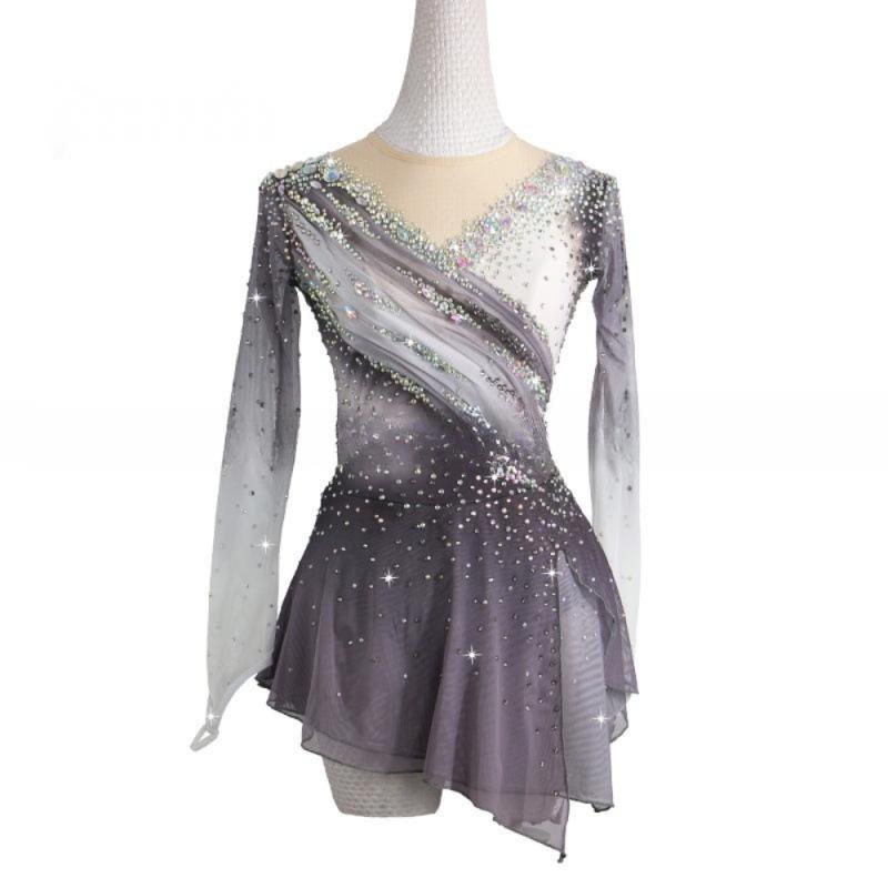 피겨복 리듬체조 피겨 의상 드레스 대회복