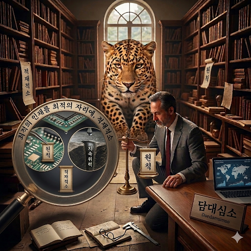 적재적소 사자성어 이미지