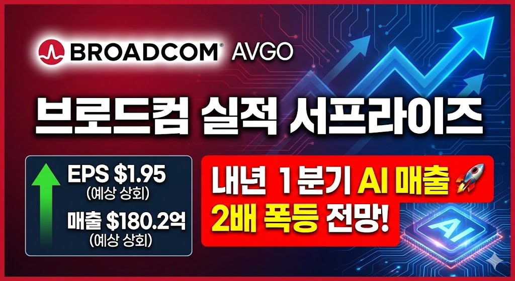 브로드컴(AVGO) 4분기 실적 발표 결과 그래픽
