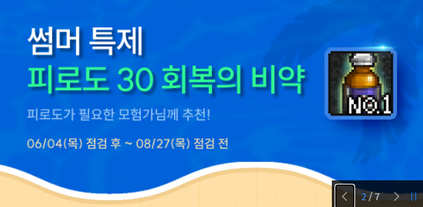 썸머 특제 피로도 30 회복의 비약