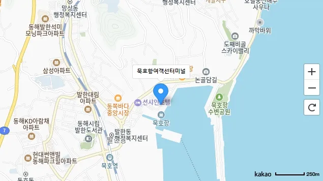 묵호 울릉도 배편 시간표, 예약 방법, 자동차 선적