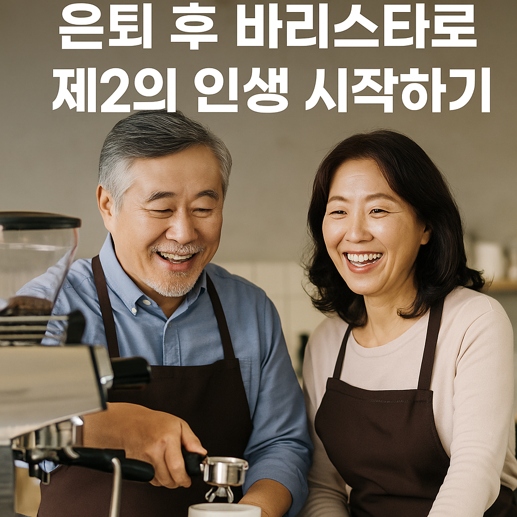 은퇴 후 커피 바리스타 도전기