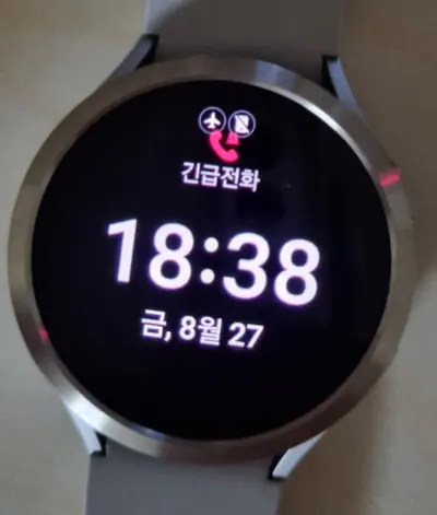 삼성 갤럭시 워치4 발열 비행기 모드 전환 문제