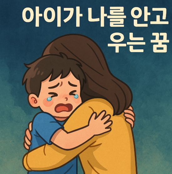 아이가 나를 안고 우는 꿈