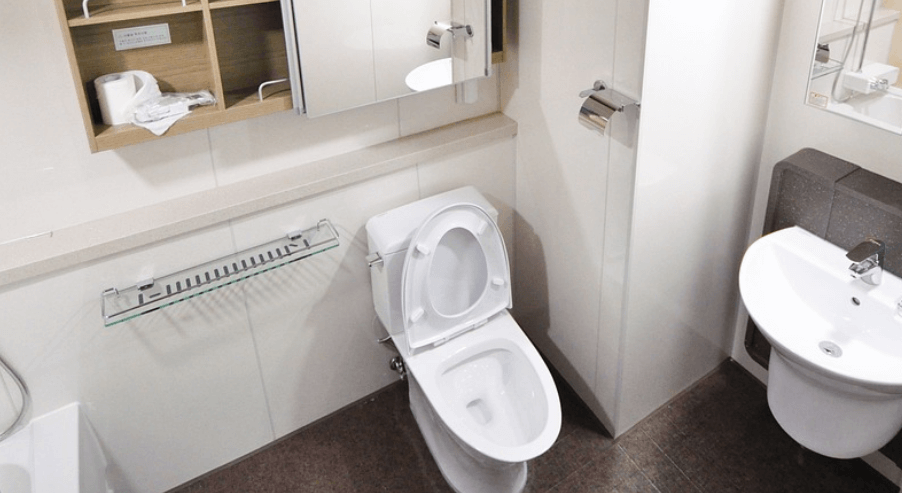 화장실 전경의 모습