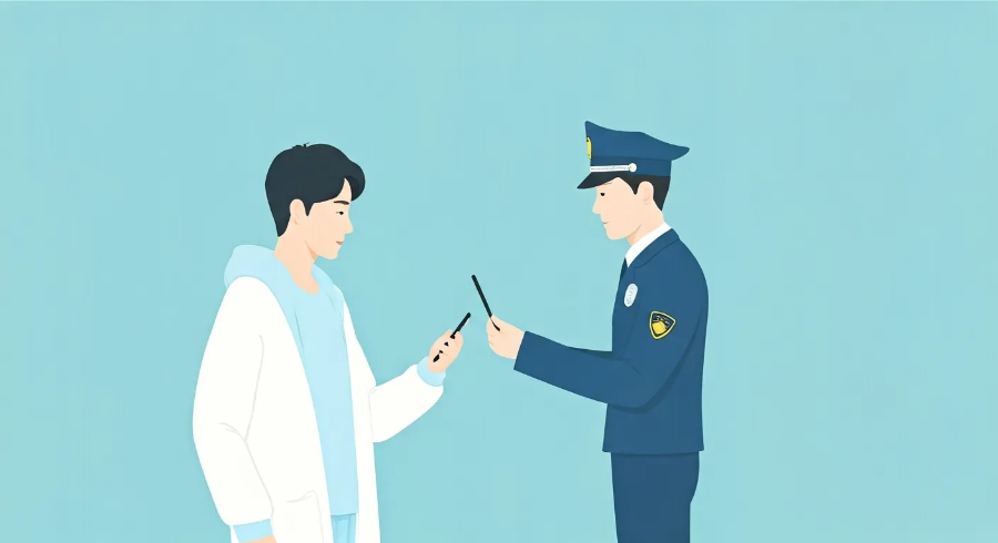 모바일 운전면허증 신청 방법