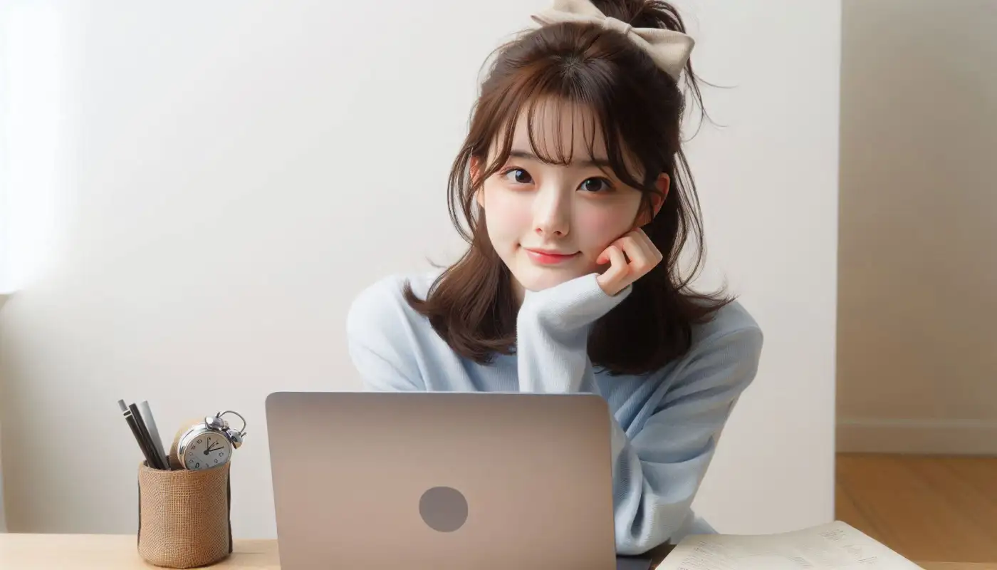 주식-물타기-불타기-방법을-알아보는-여성의-모습