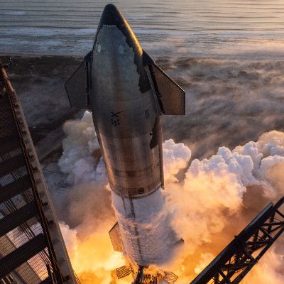 스페이스X 스타쉽 발사장면