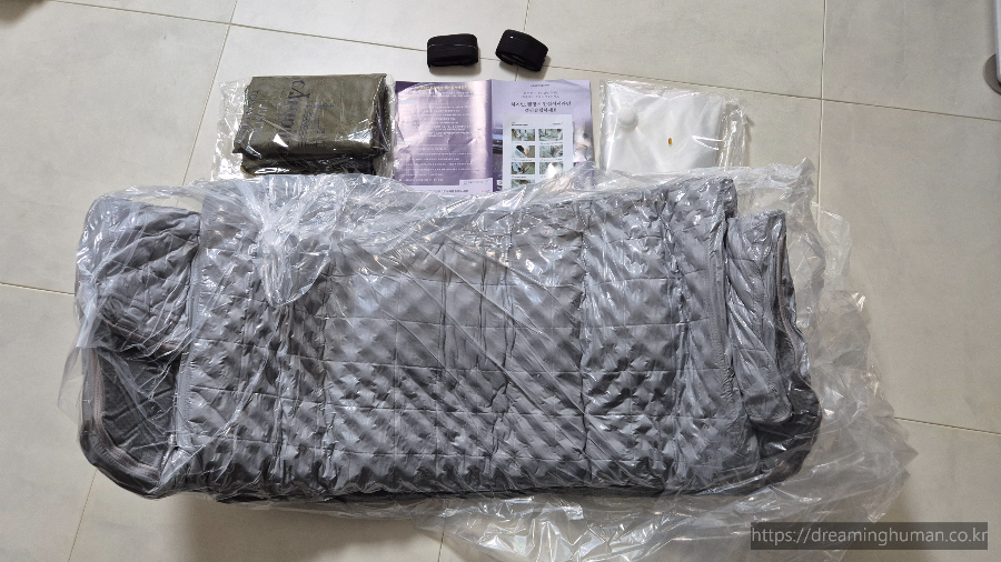 아이오닉9 차박 캠핑슬립 라이트 매트 구성품 언박싱 모습, 차박 필수템 후기