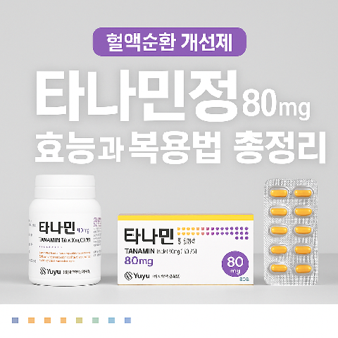 타나민정80mg 효능과 복용법 총정리