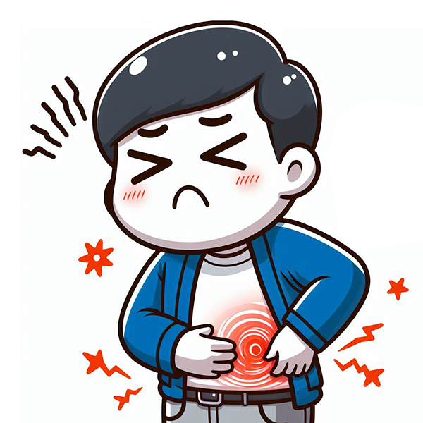 왼쪽 갈비뼈 아래 통증