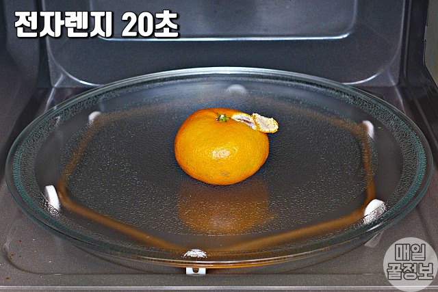 신 귤 맛있게하는법,신 귤 달게 먹는법,귤 전자렌지