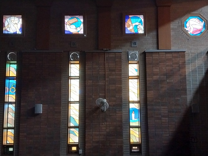 전주 화산동성당 스테인드글라스