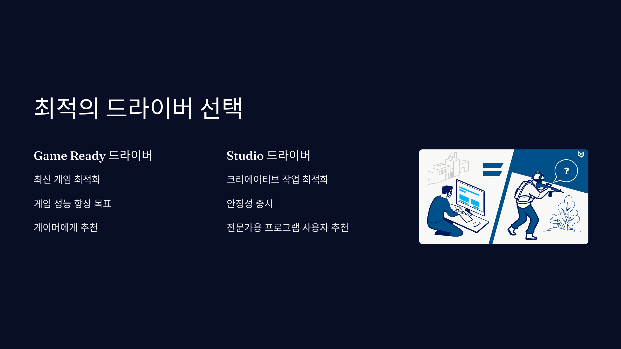 드라이버선택