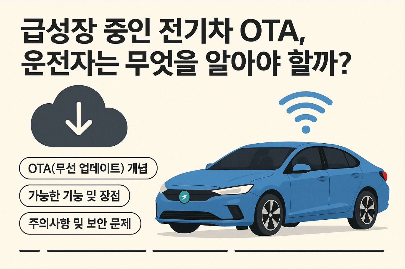 급성장 중인 전기차 OTA(무선 업데이트)기술,운전자는 무엇을 알아야 할까?