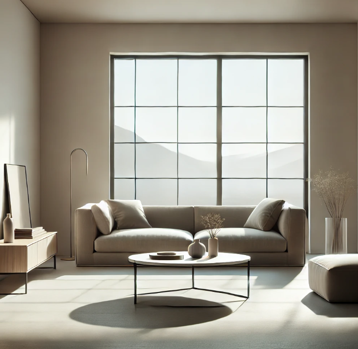 잘 정리된 거실