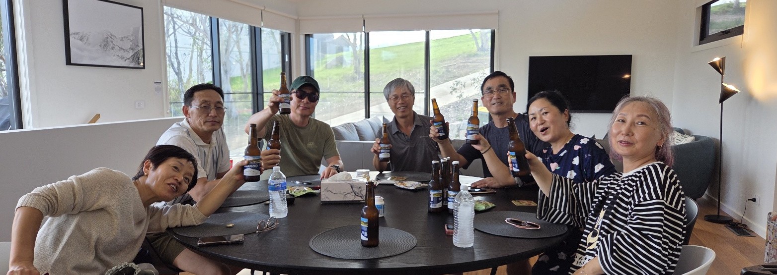 산행후 마시는 코지오스코 맥주의 청량감이란..