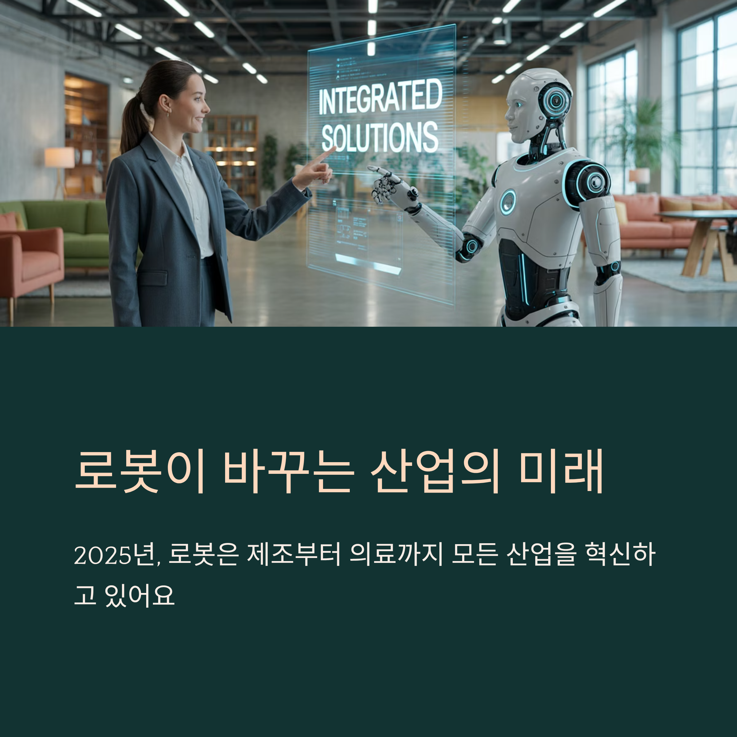 로봇 기술이 바꾸는 산업의 미래