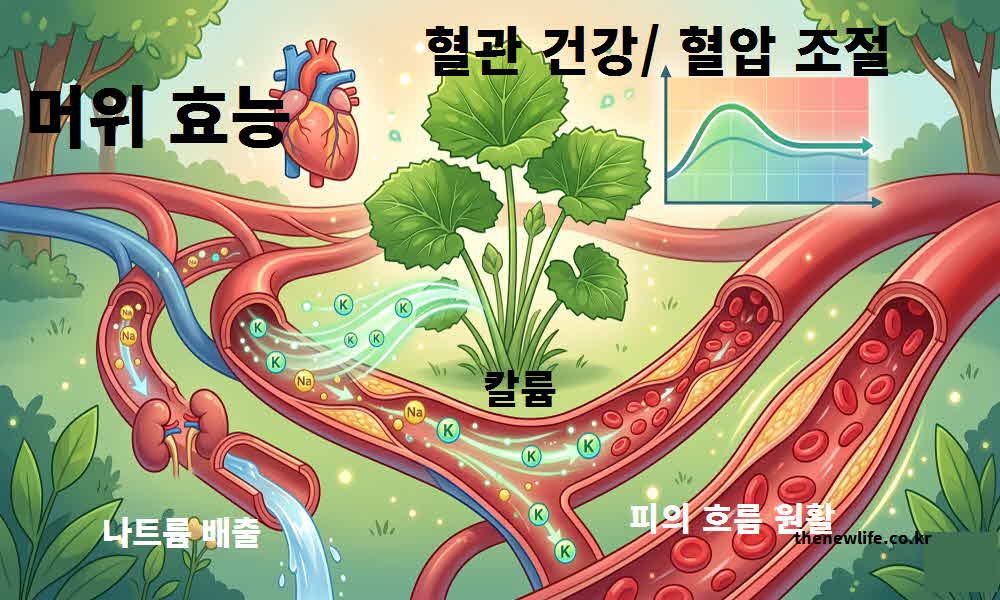 머위 효능 혈관 건강 혈압 조절