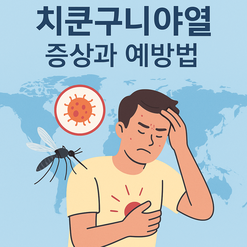 치쿤구니야열 해외 감염병의 새로운 경고! 증상부터 예방법까지