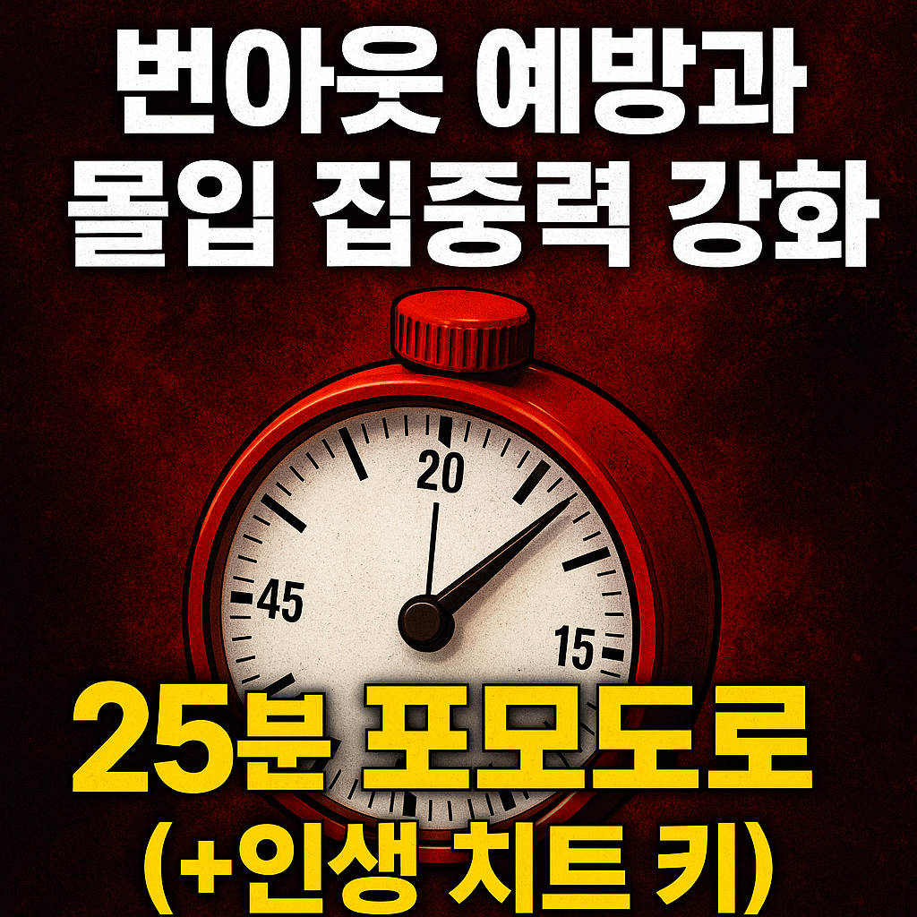 포모도로 시간 관리