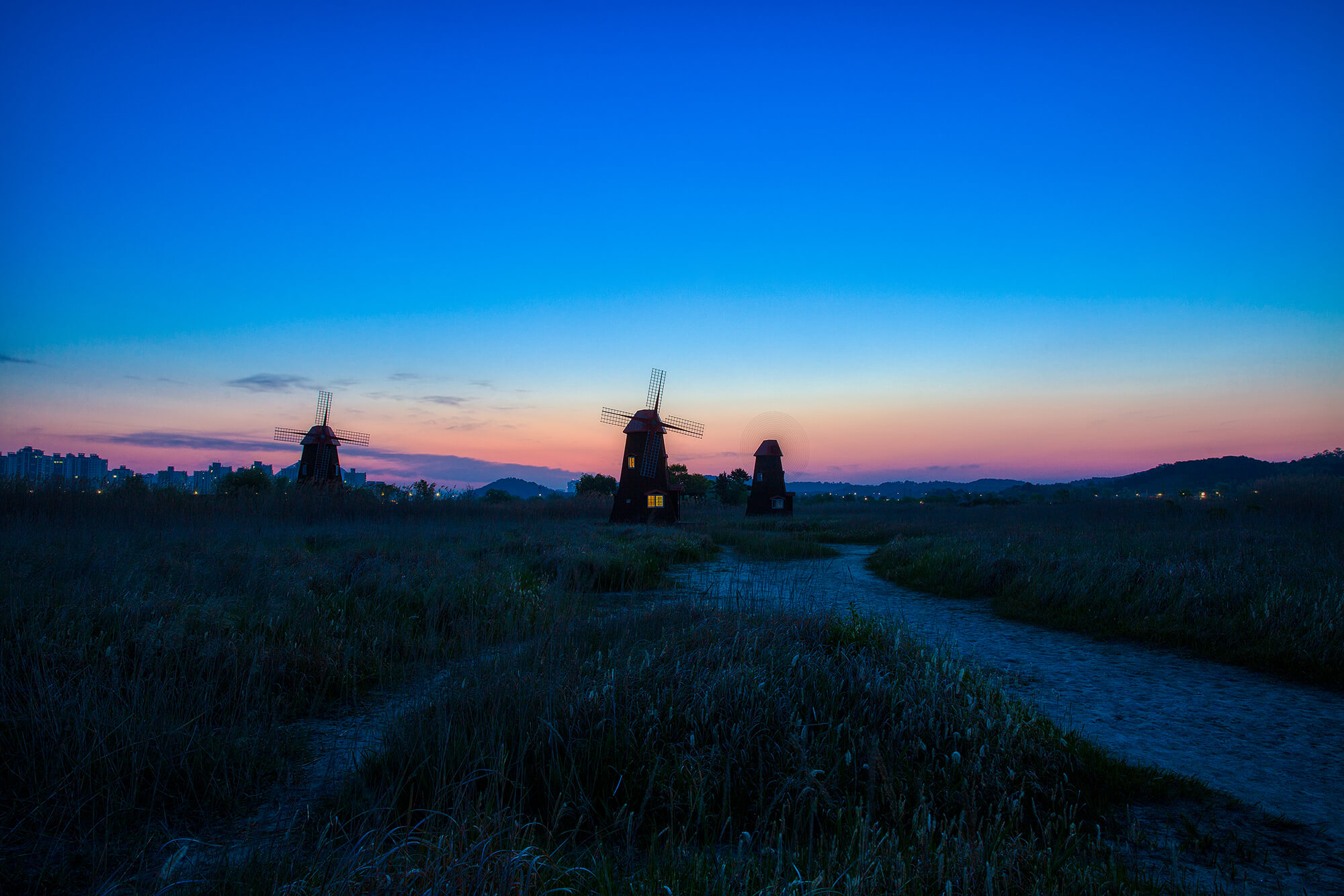 소래습지생태공원 여명과 일출