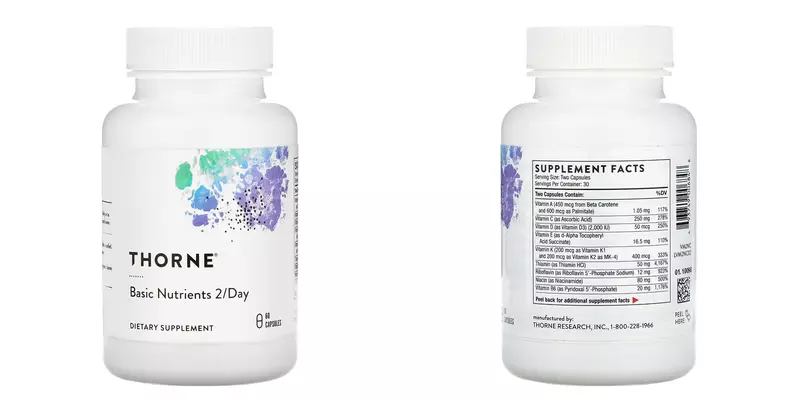 Throne Research Basic Nutrients 2 per day