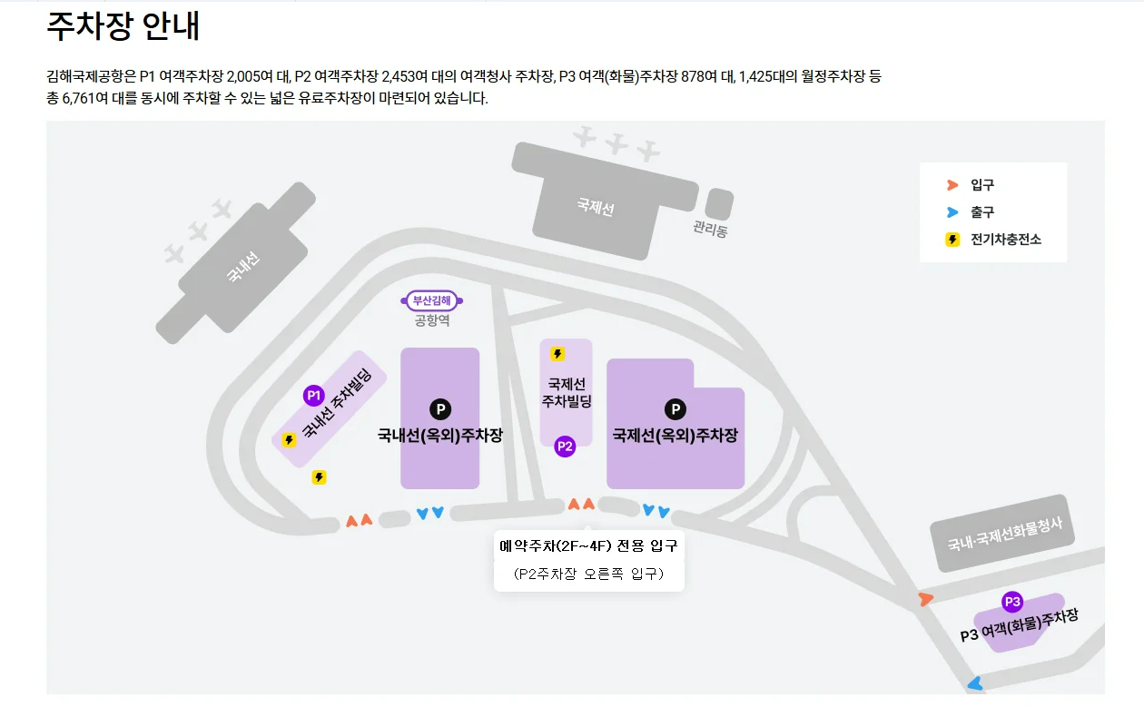 김해공항 주차장 할인 및 주차장 정보