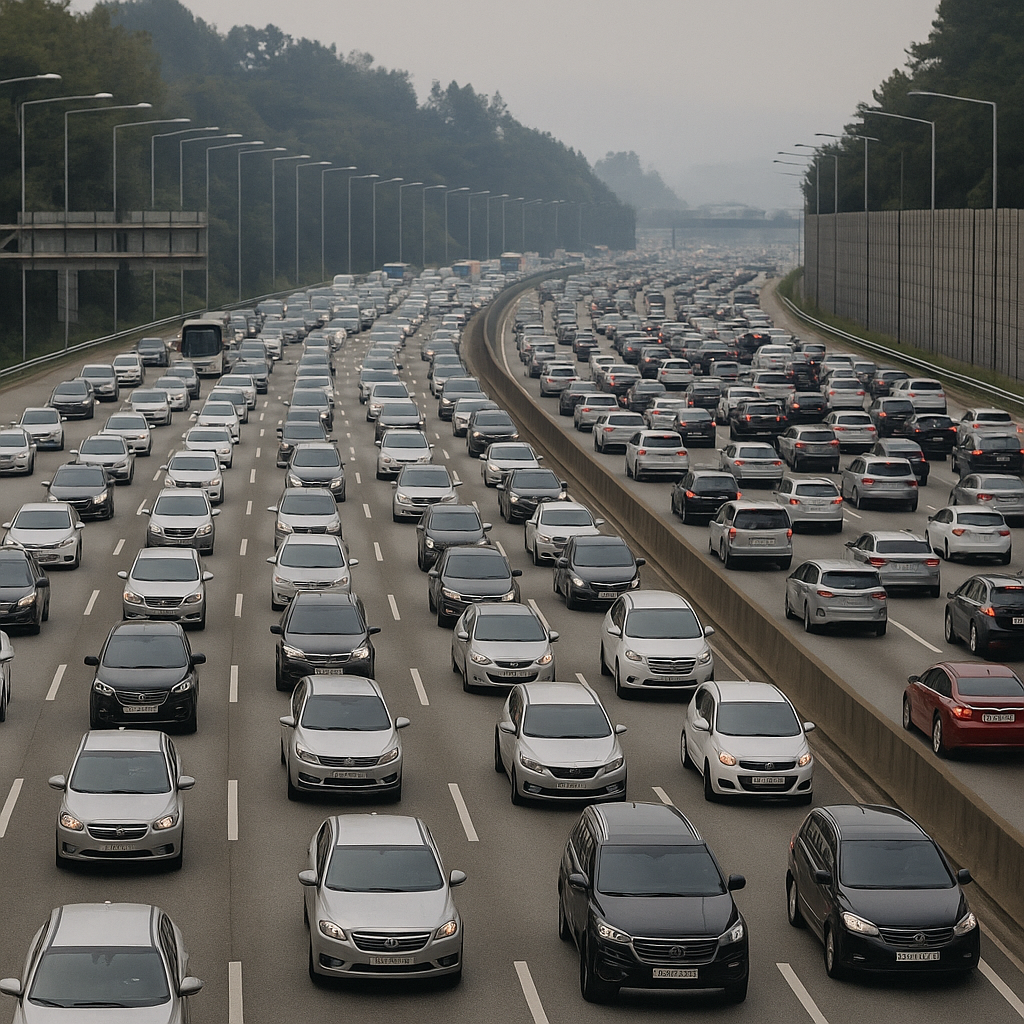 2025년 추석 귀성길 혼잡시간대