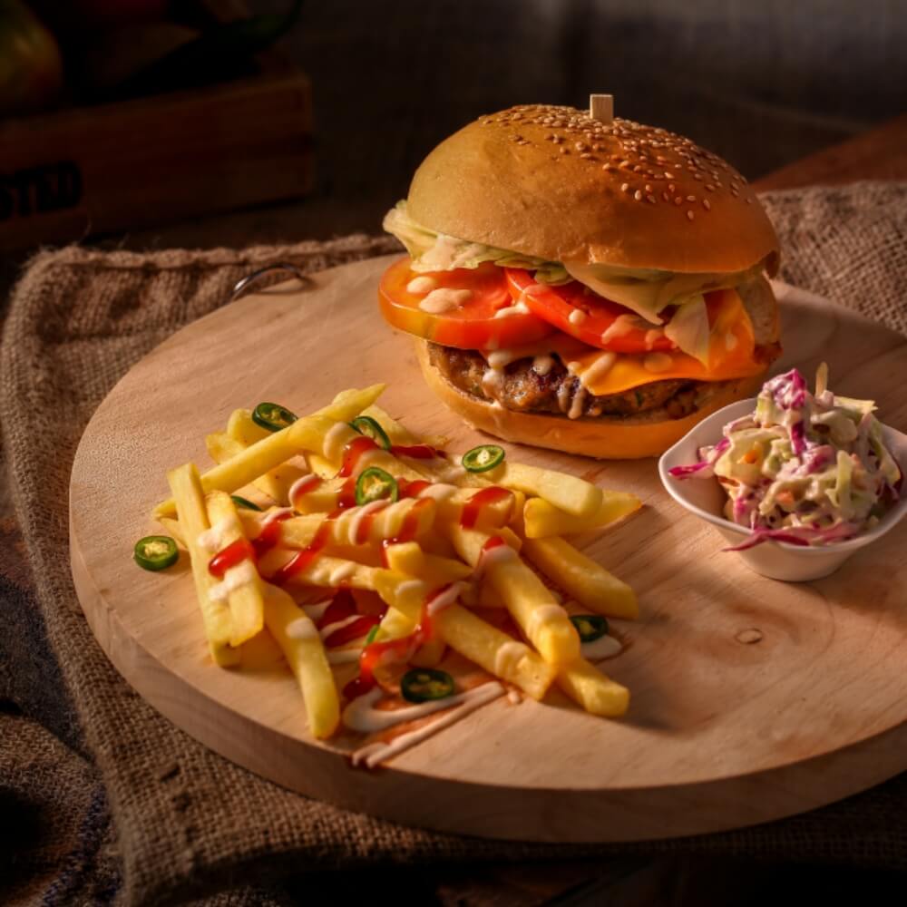 행버과와 감자튀김