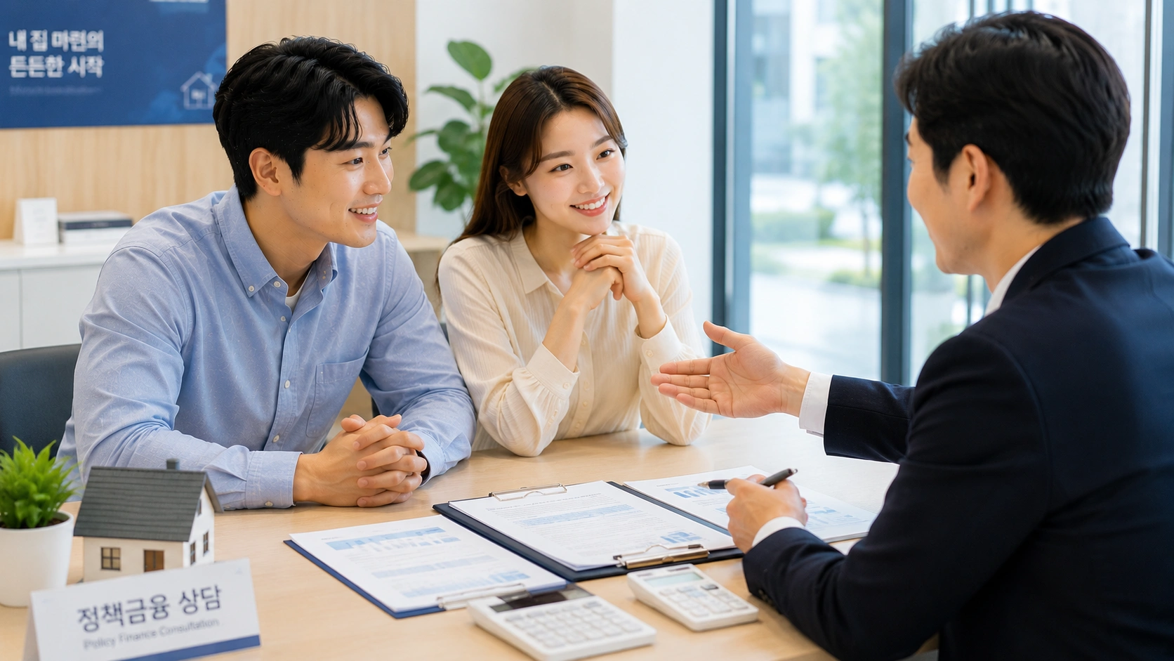 신혼부부 디딤돌대출 상담 모습