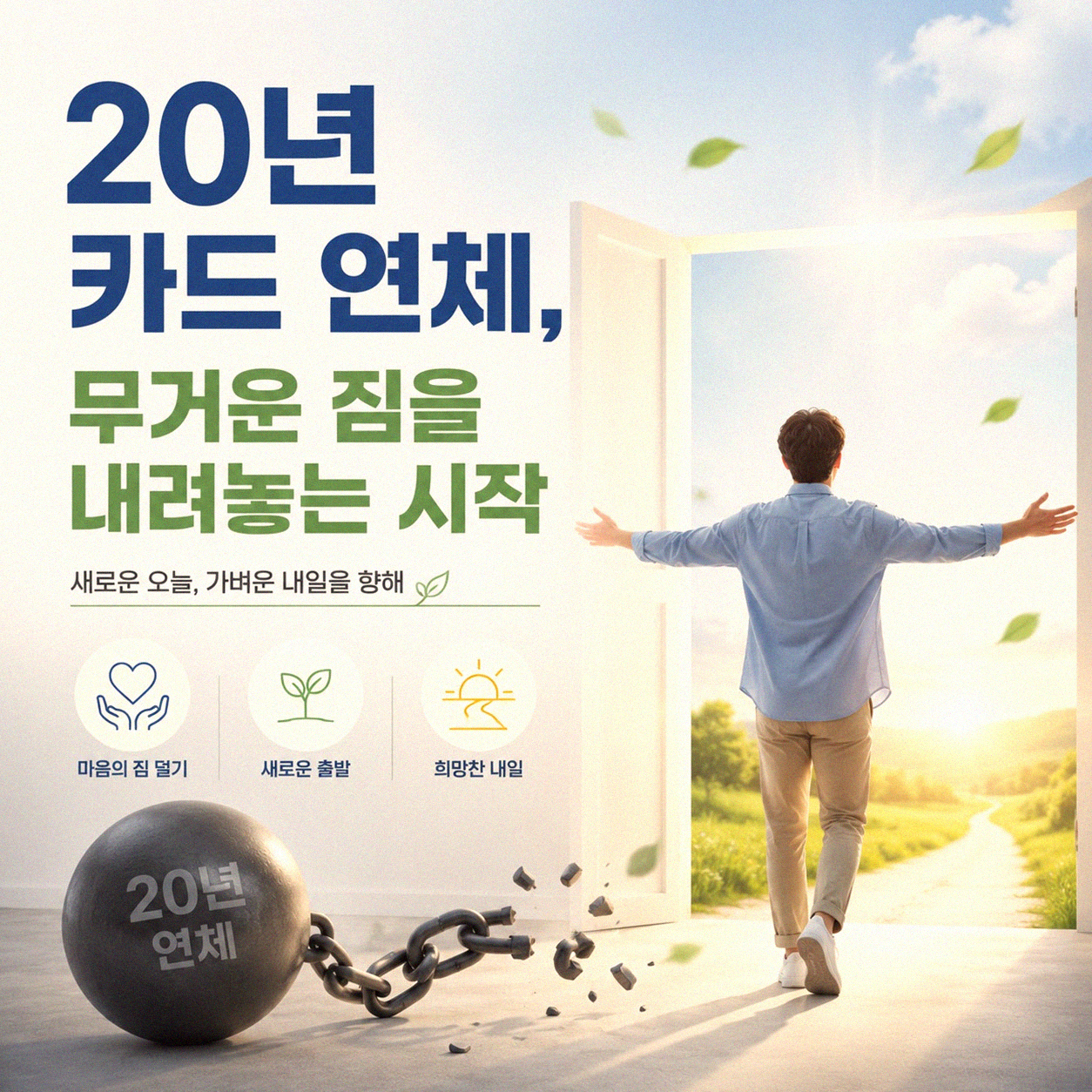 20년 연체 카드빛, 막막함 넘어 희망 찾기