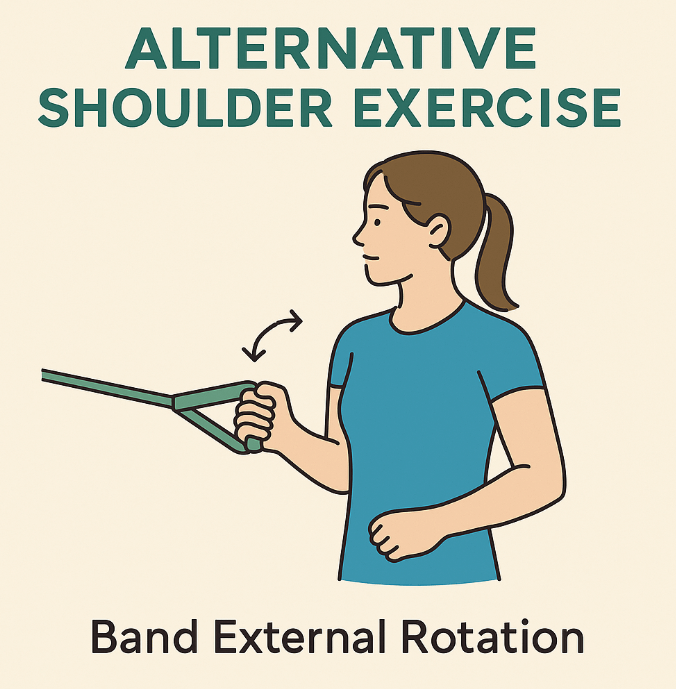 어깨 대체 운동(밴드 외회전 운동)