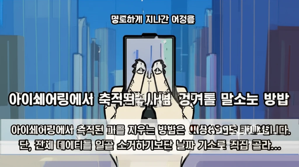아이쉐어링 위치기록 관리법 및 앱 삭..