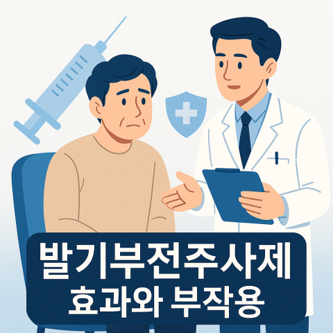 발기부전주사제 효과와 부작용 썸네일 일러스트