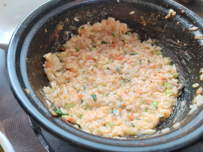 샤브샤브 마무리는 역시 죽