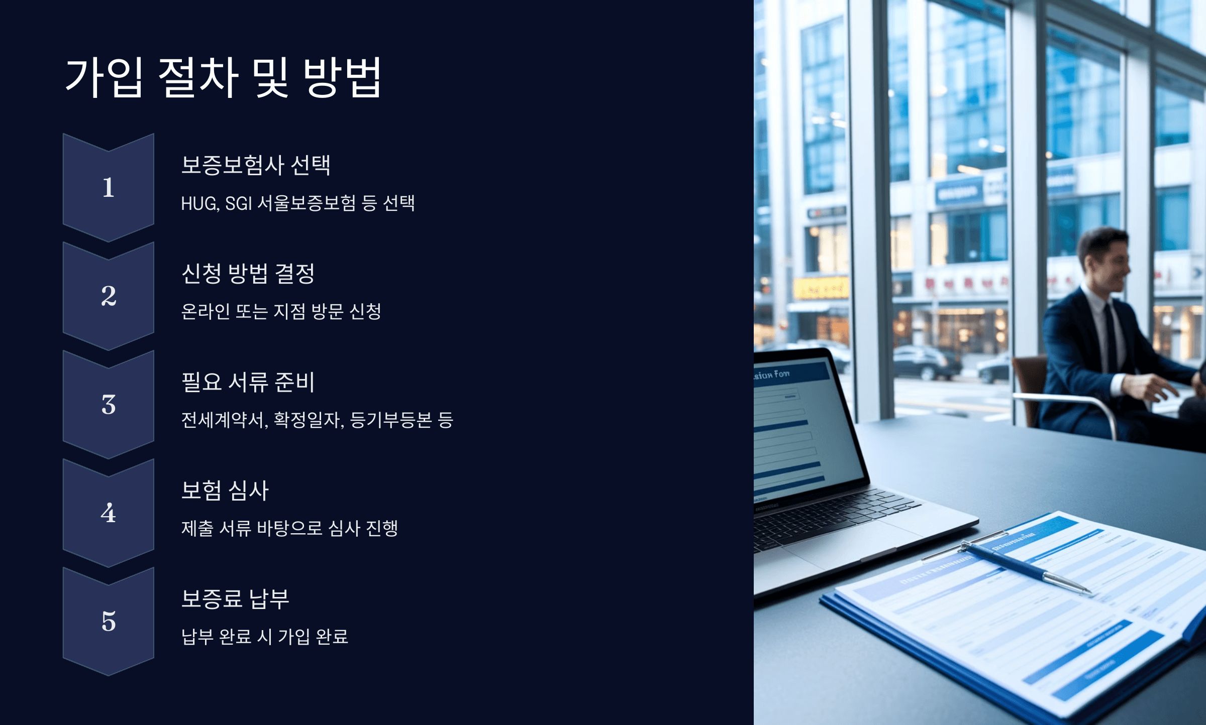 가입 절차 및 방법