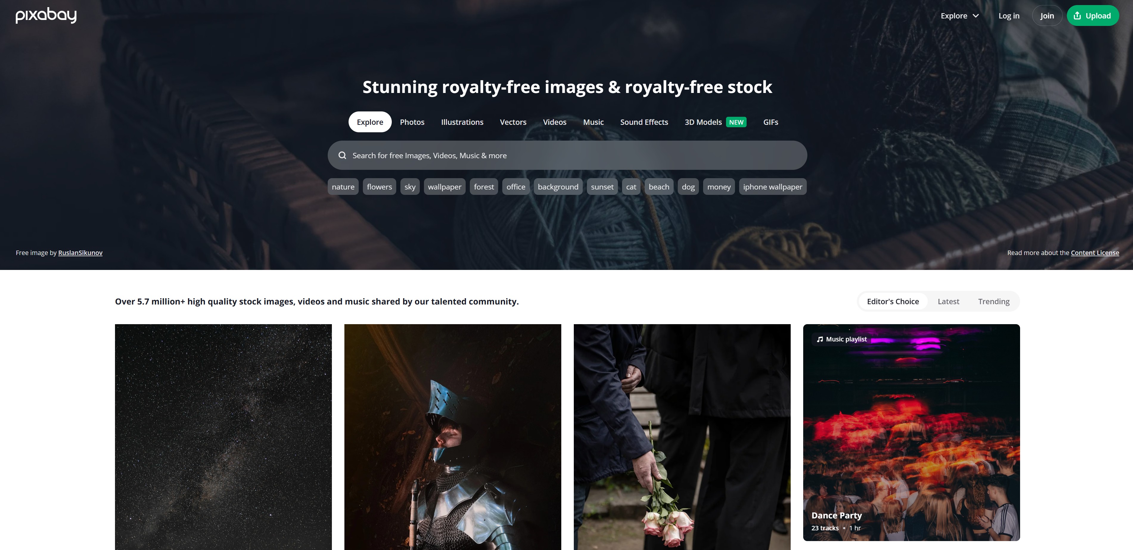 Top 10 Free Image Sites - 3) Pixabay - Free Photos, Illustrations, and Vectors