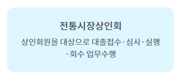 전통시장 상인회 업무수행