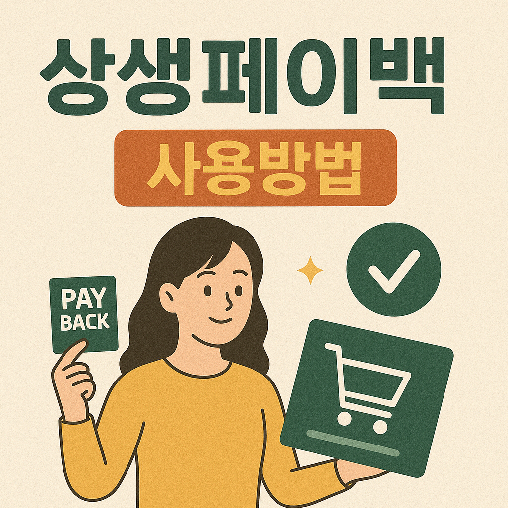 상생페이백 사용방법, 완벽 신청하는 법