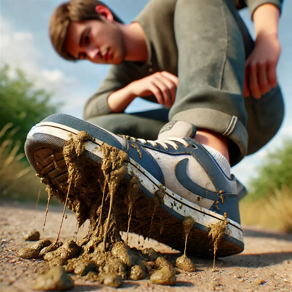 선 장소에서 똥을 밟는 꿈