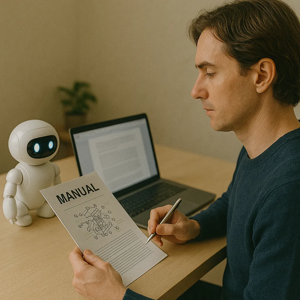 AI와 함께라면, 복잡한 매뉴얼도 10분 만에 완성됩니다!2