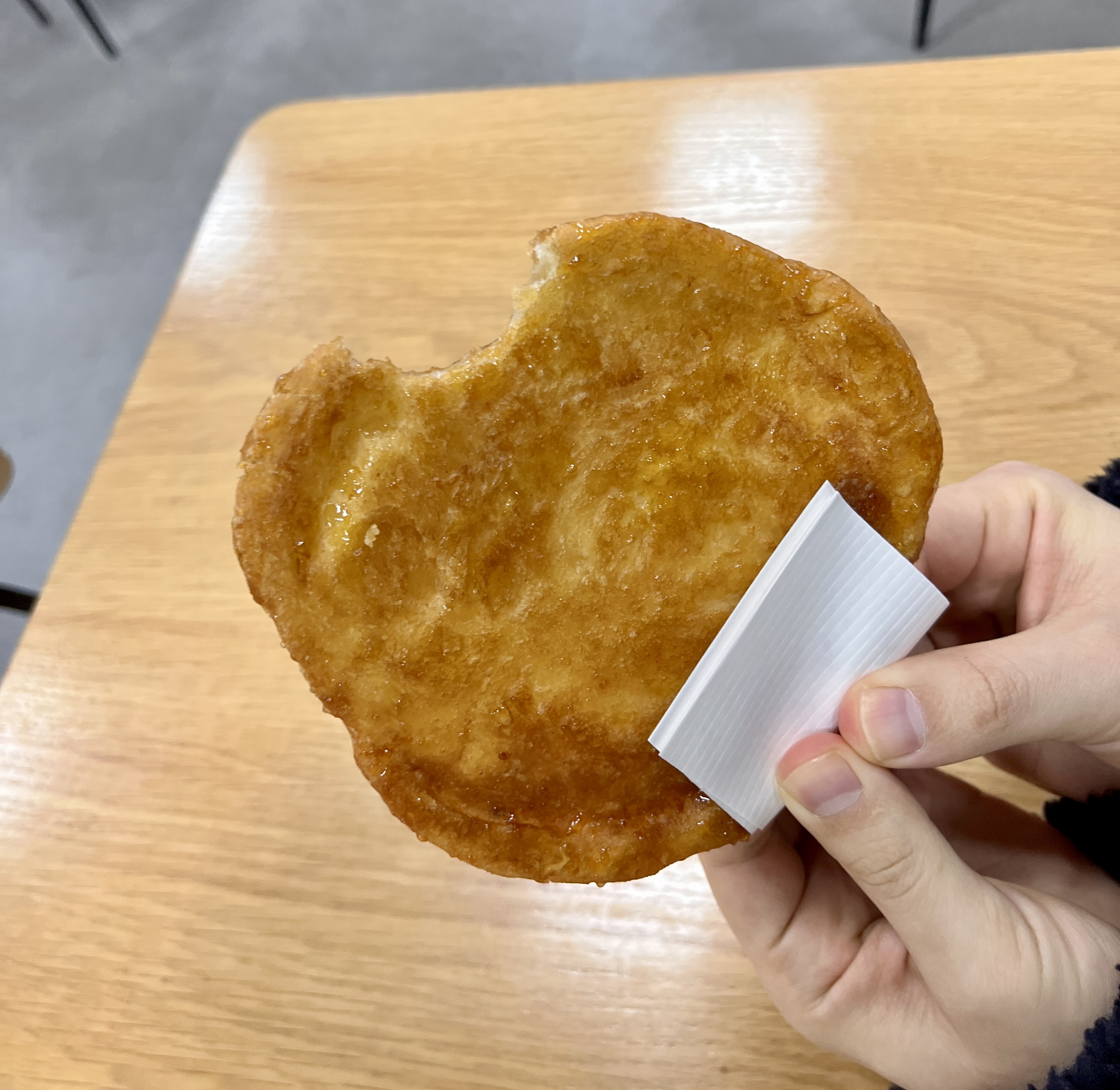 미미 호떡 한입